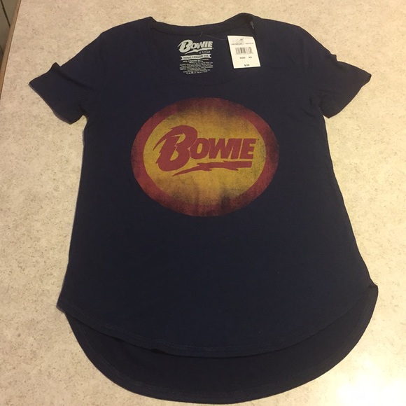 Bowie Tops - BNWT Women's BOWIE TUNIC LENGTH TEE BLUE T-SHIRT